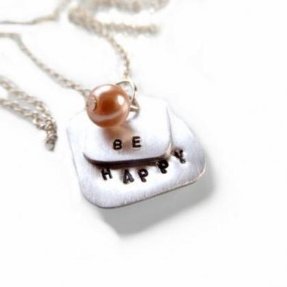 Hand Stamped Jewelry - Necklace Personalized With..